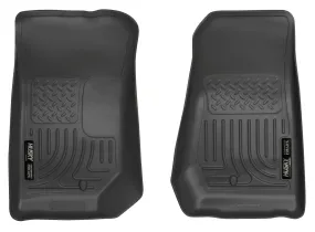 2007-2013 Jeep Wrangler Front Floor Liners - Black