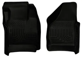 2008-2010 Ford F250, F350, F450 Super Duty Front Floor Liners - Black