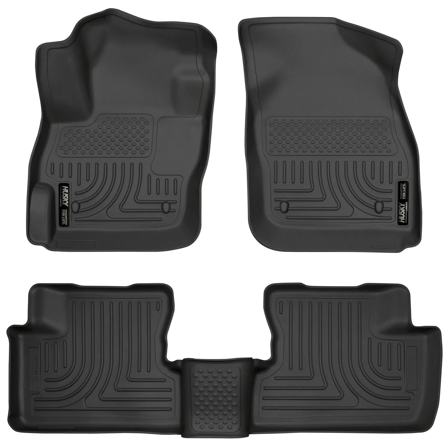 2010-2013 Mazda 3 Sedan, Hatchback Front & 2nd Seat Floor Liners - Black