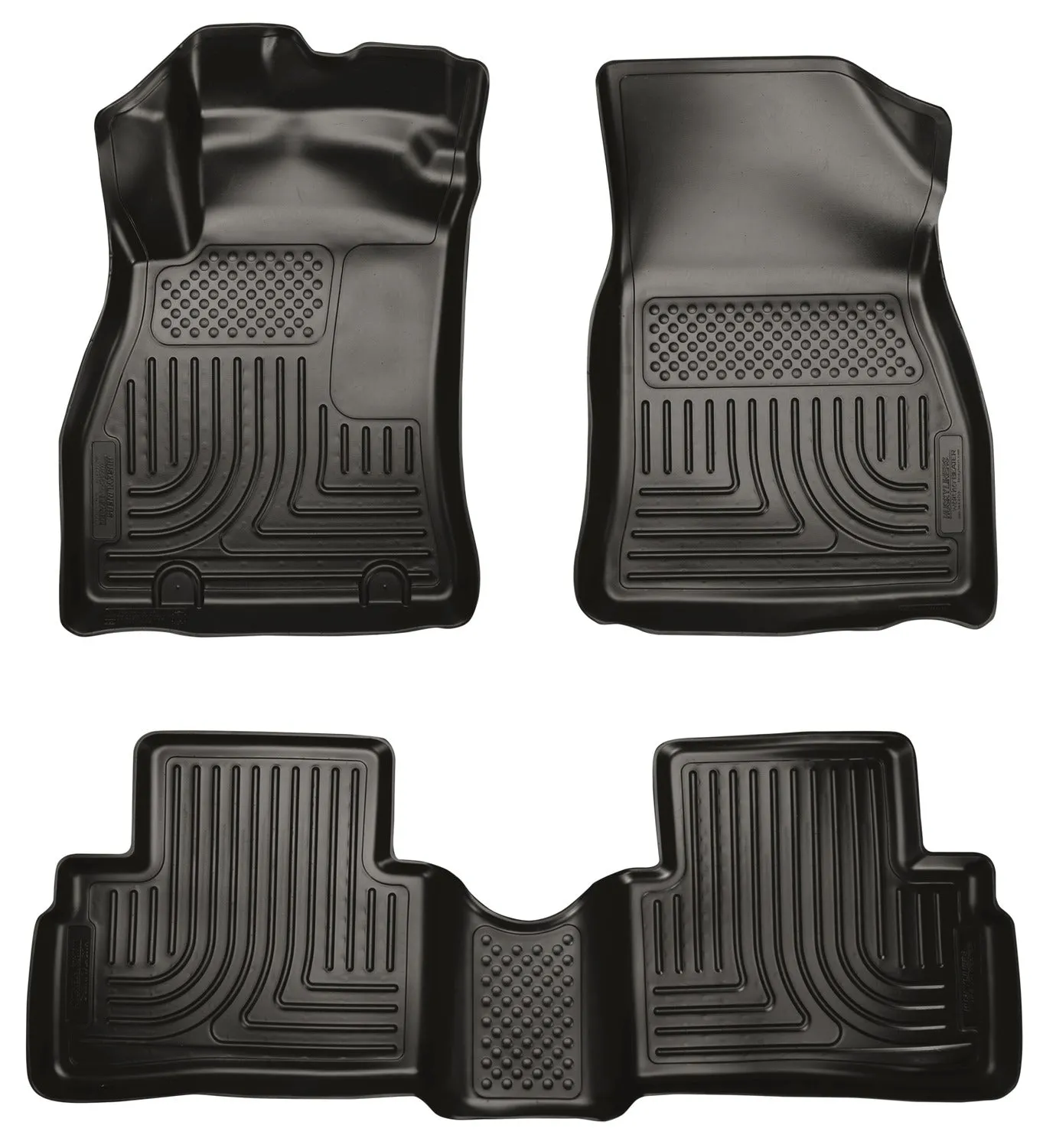 2011-2016 Nissan Juke Front & 2nd Seat Floor Liners - Black