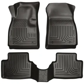 2012-2014 Chevrolet Sonic Front & 2nd Seat Floor Liners - Black