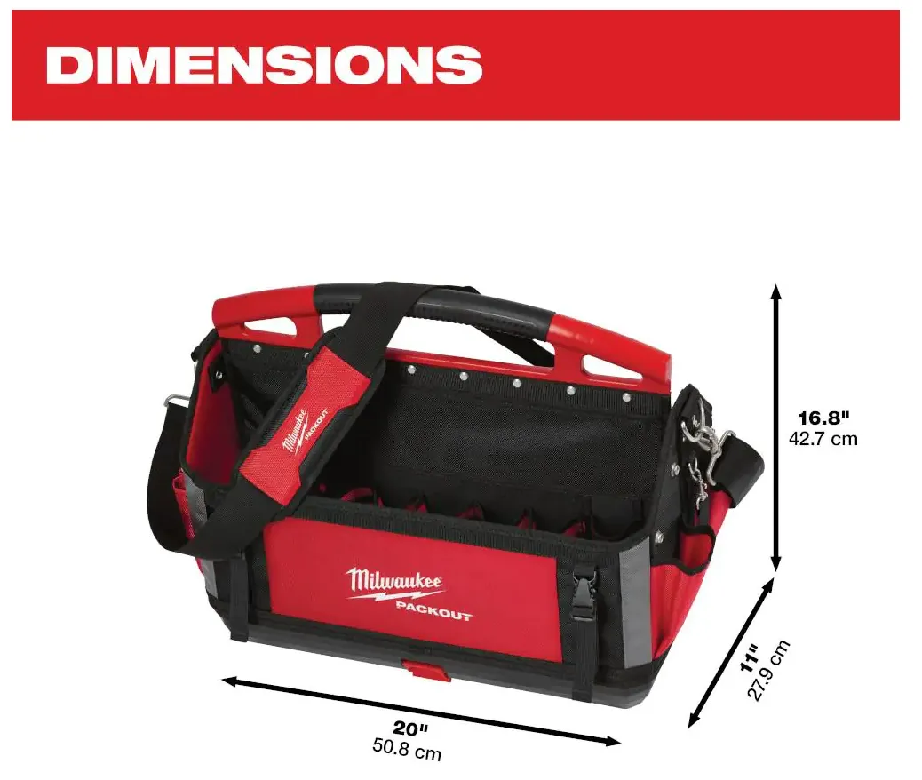 48-22-8320 Milwaukee 20" PACKOUT Tote