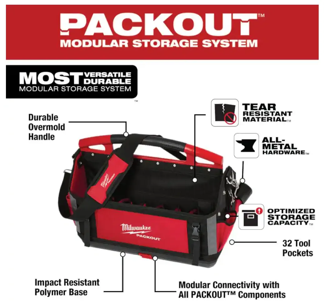 48-22-8320 Milwaukee 20" PACKOUT Tote