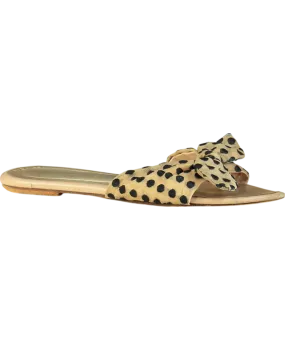 A PIEDI Beige Polka Dot Sandals UK 7 EU 40 👠