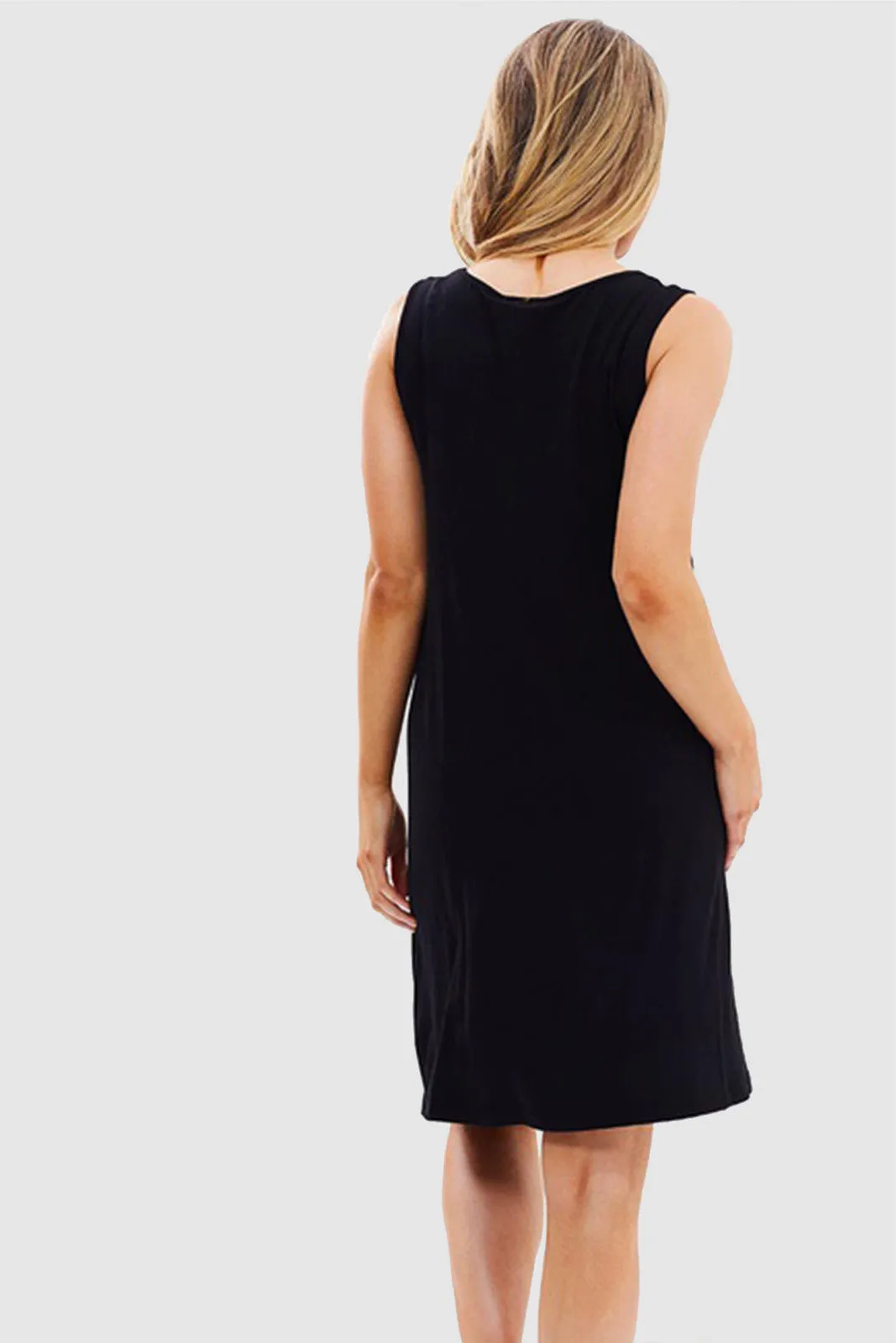 Adele Maternity Dress - Black