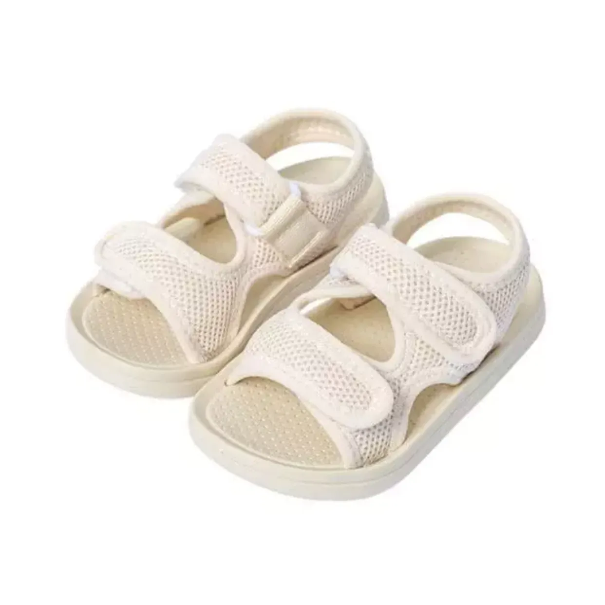 Air Mesh Sandals, Ivory