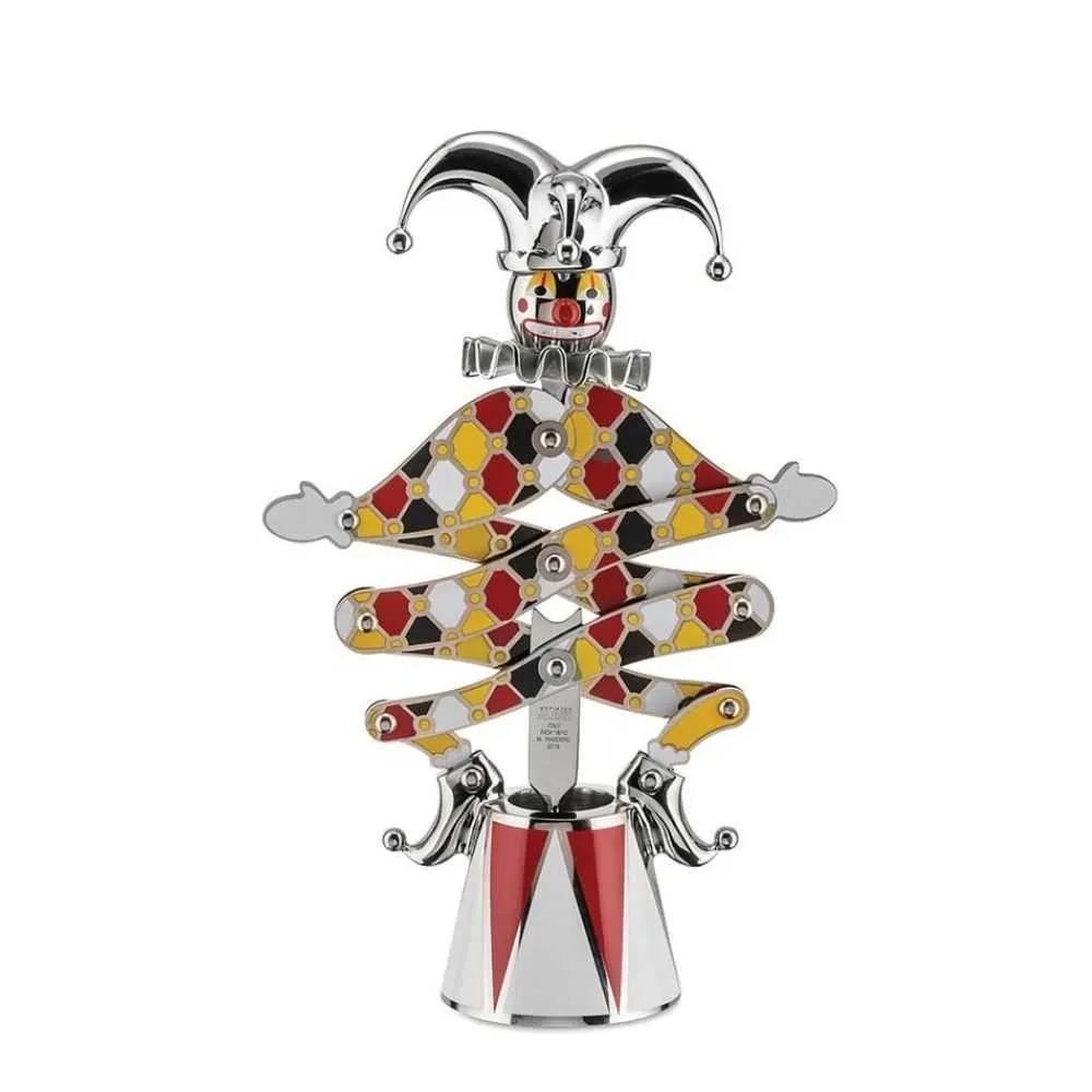 Alessi MW35 Circus The Jester corkscrew with decoration limited edition