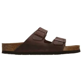 Arizona BS Waxy Leather Unisex Slides Sandals - UK 5.5 - US 8 Women / 6 Men - EU 39