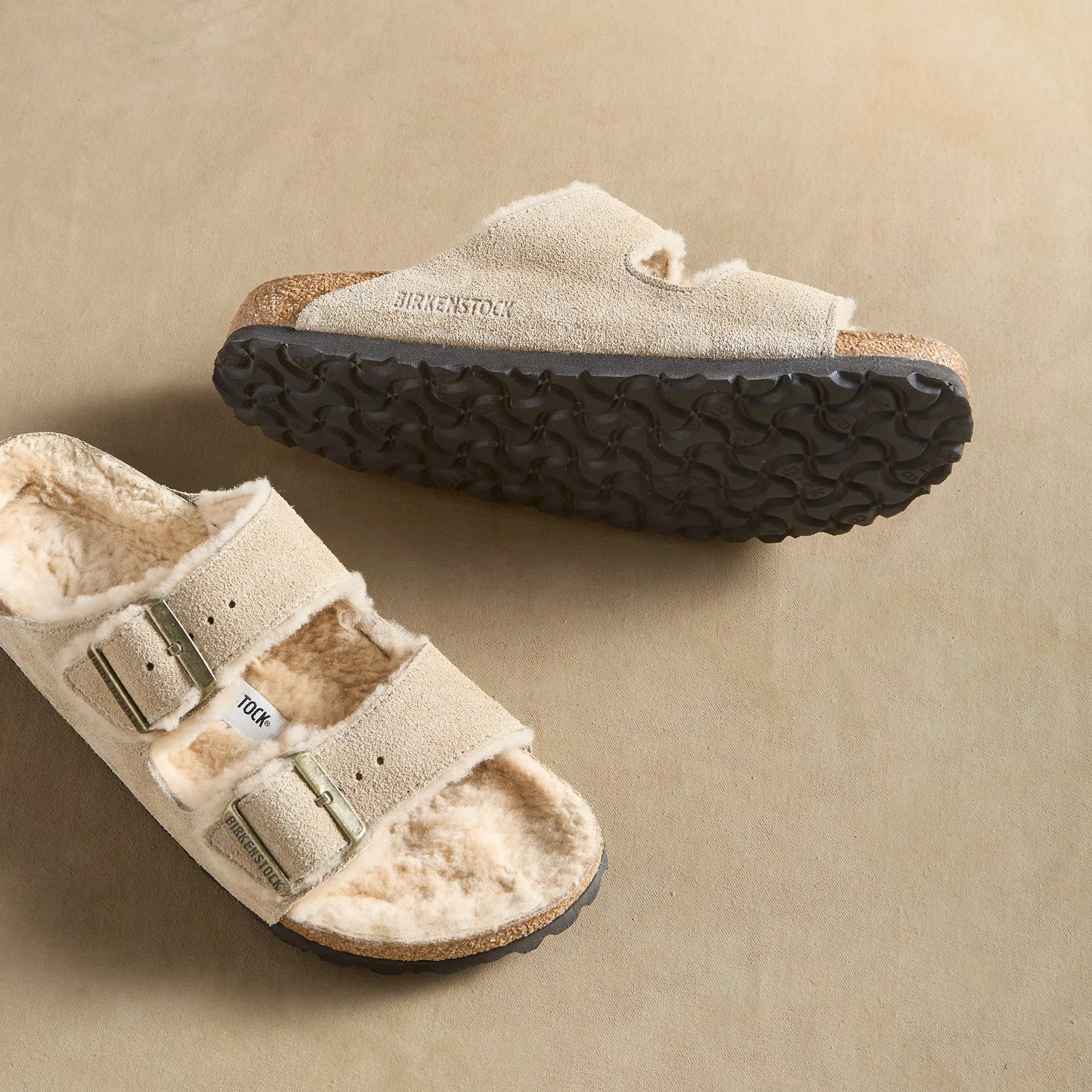 Arizona Shearling Sandals