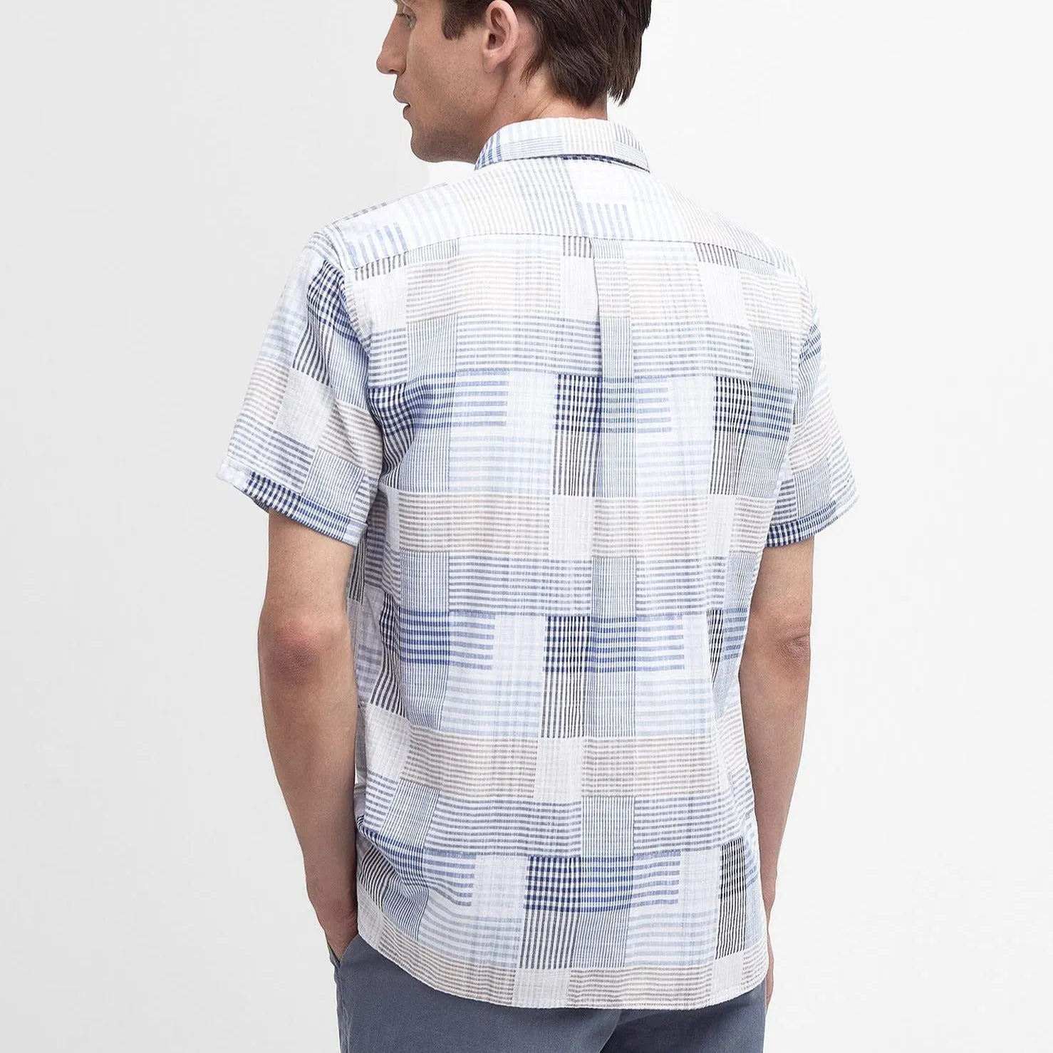 Barbour Men's Oakshore Summer Shirt in Sky