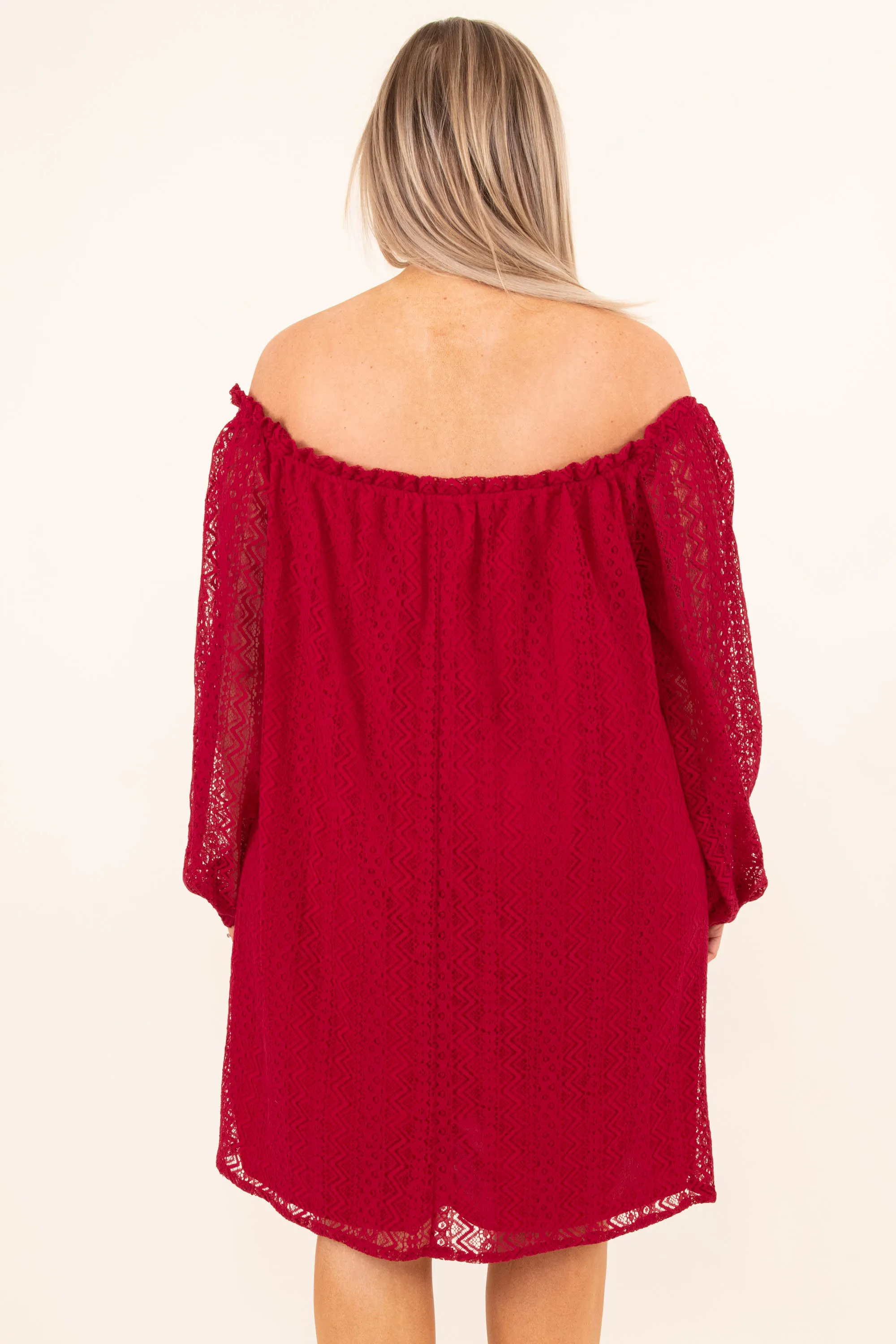 Beach Date Night Dress, Red