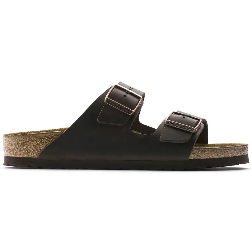 Birkenstock Arizona Oiled Leather Sandal in Habana