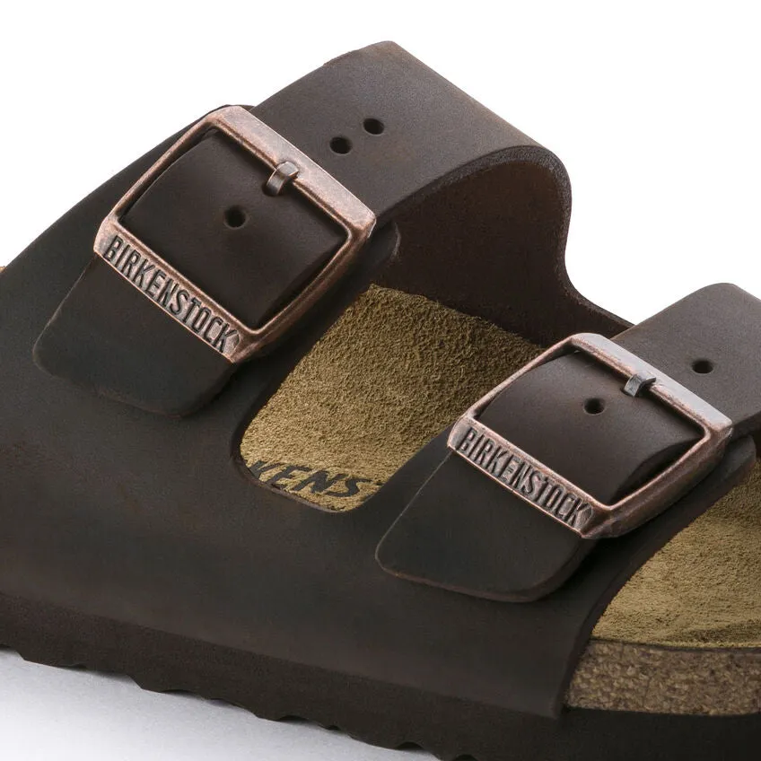 Birkenstock Arizona Oiled Leather Sandal in Habana