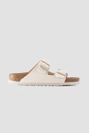 Birkenstock Women's Arizona Vegan Canvas in Eggshell