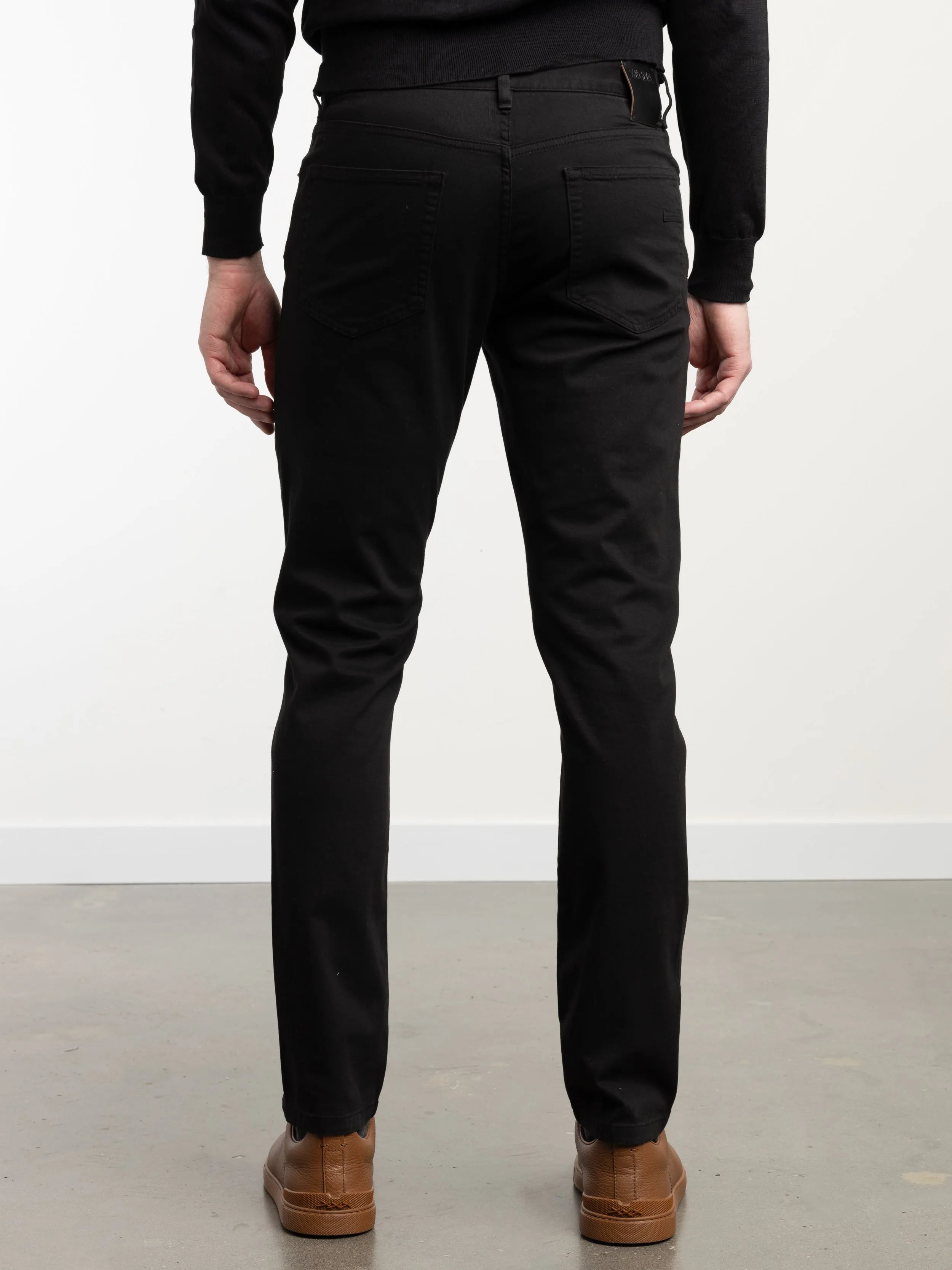 Black Stretch Roccia Jeans