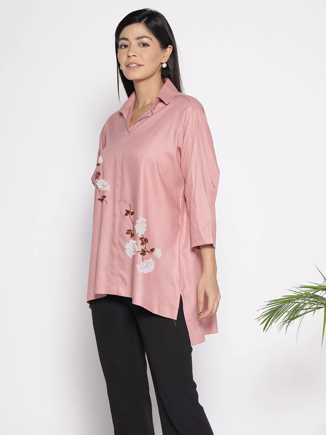 Blush Rayon ShirtTop - Azucena