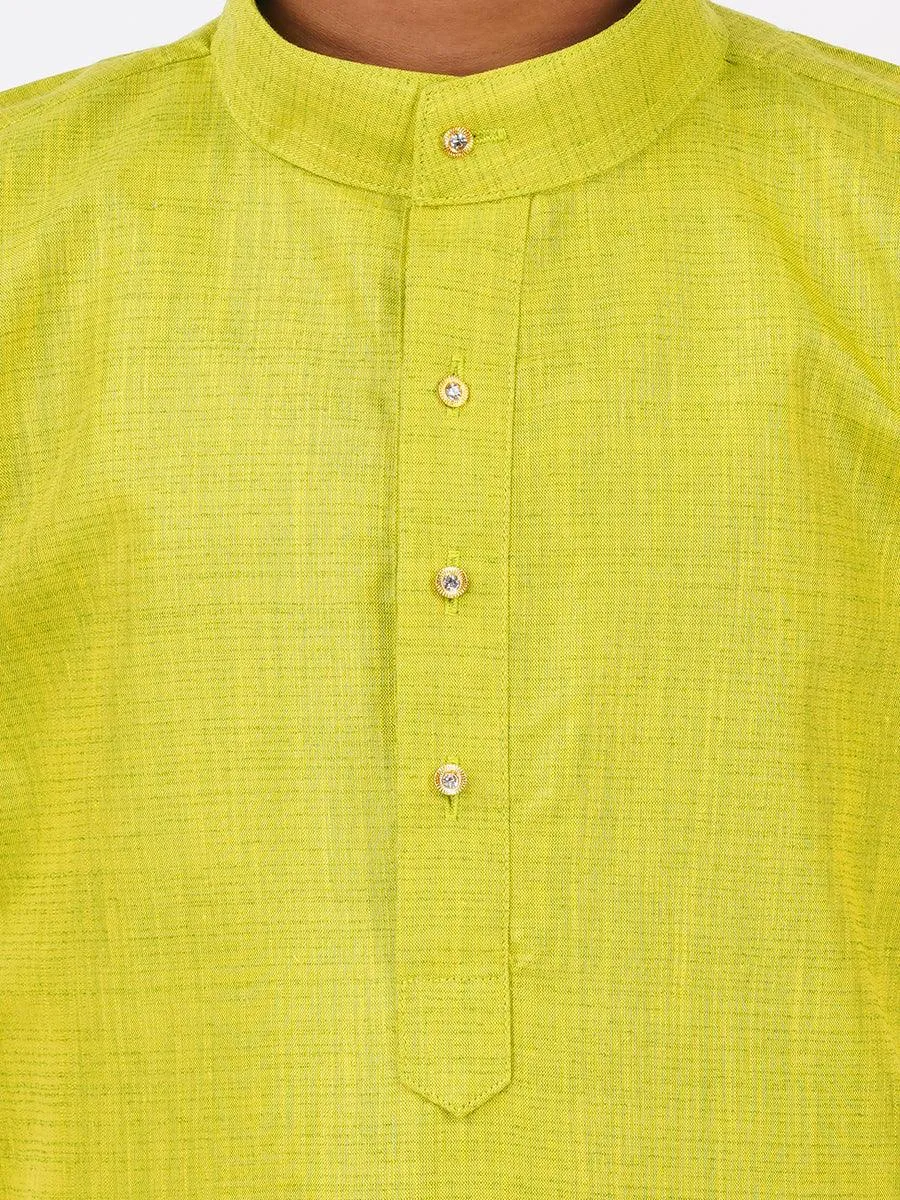 Boys Kurta Pyjama Set Fuego Green