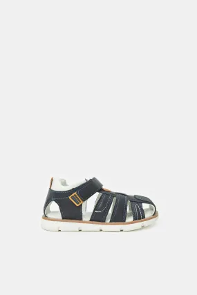 Boys Navy Fisherman Sandal