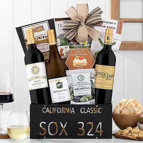 California Classic Trio: Wine Gift Basket