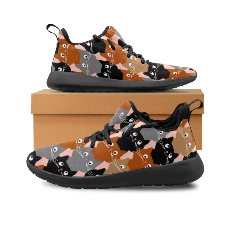 Cat Women's Slip-On Sneakers