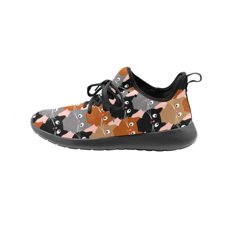 Cat Women's Slip-On Sneakers