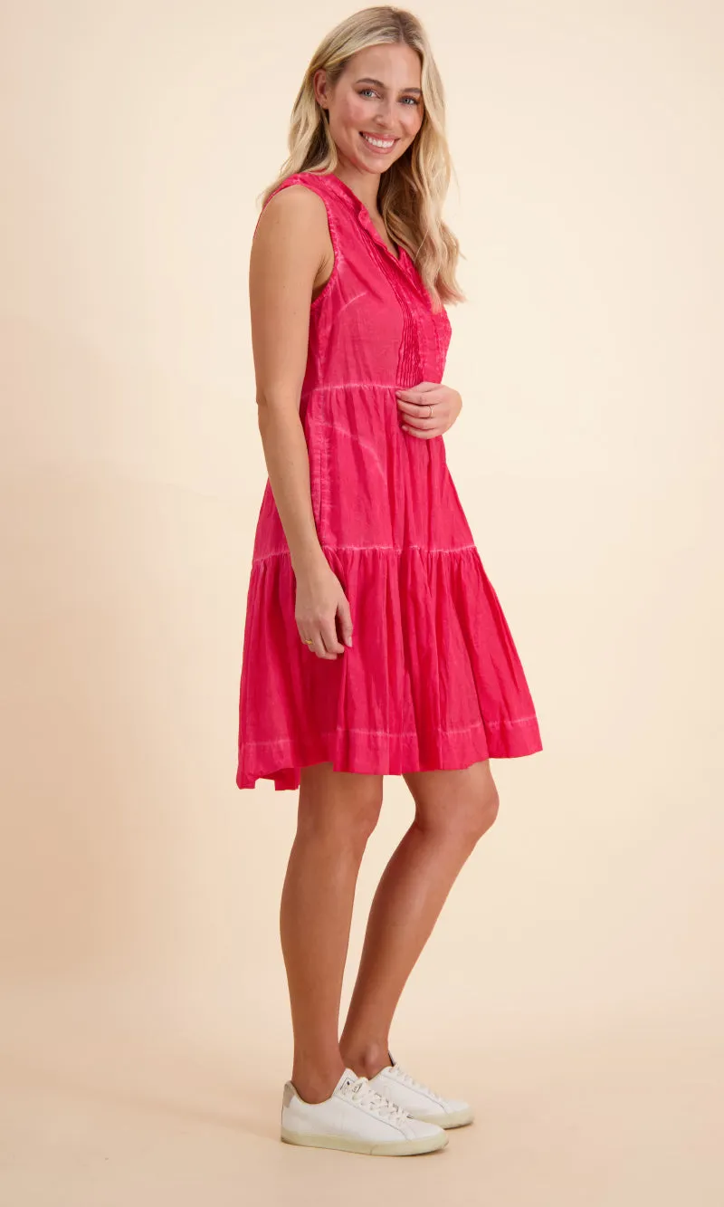 Cotton Sleeveless Dress Leila, More Colours