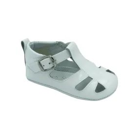 Cruz - White Patent Leather Baby Sandals