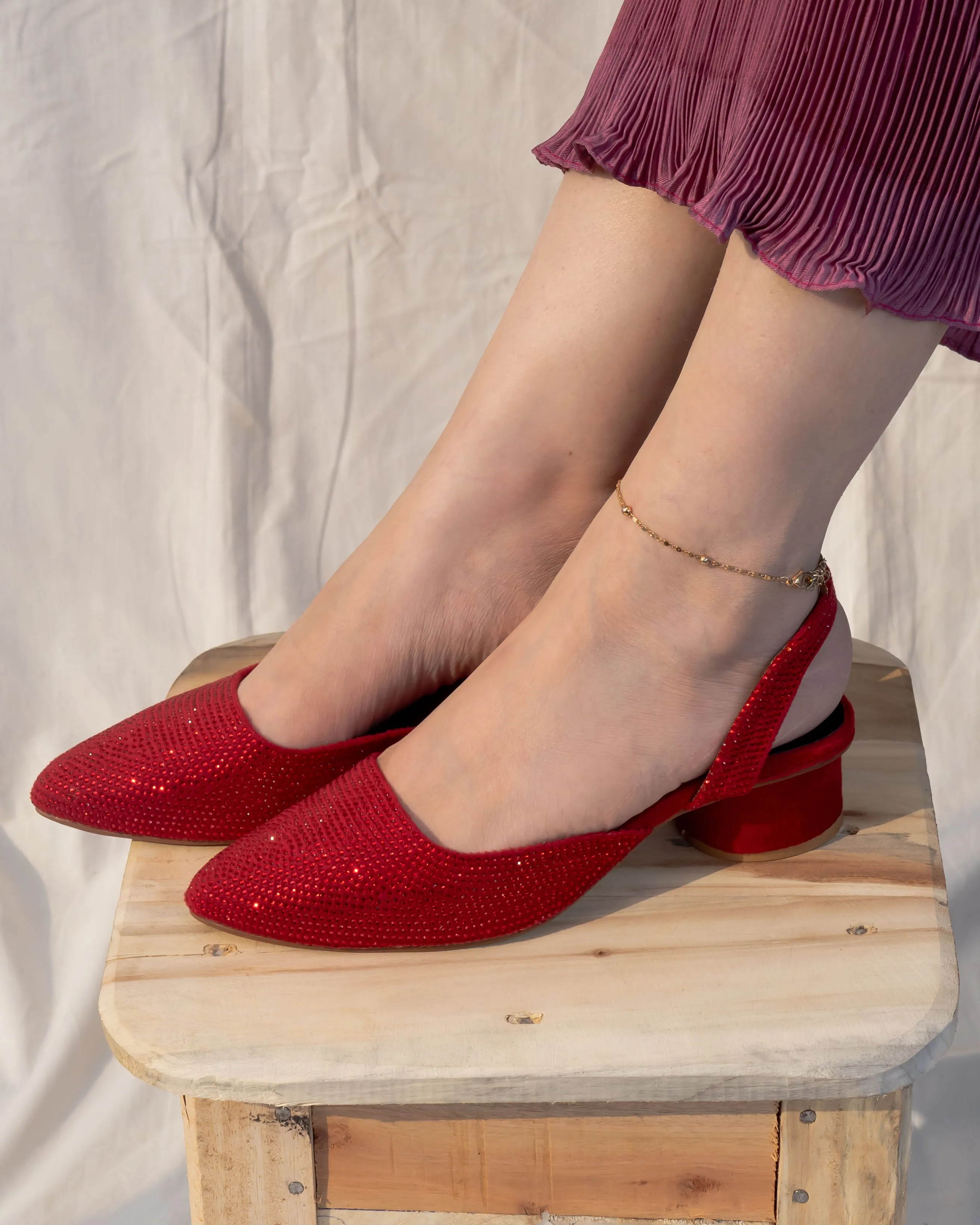 Daria Heels - Red