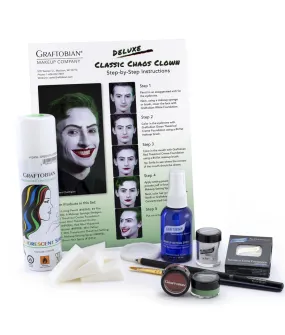 Deluxe Classic Chaos Clown Makeup Kit