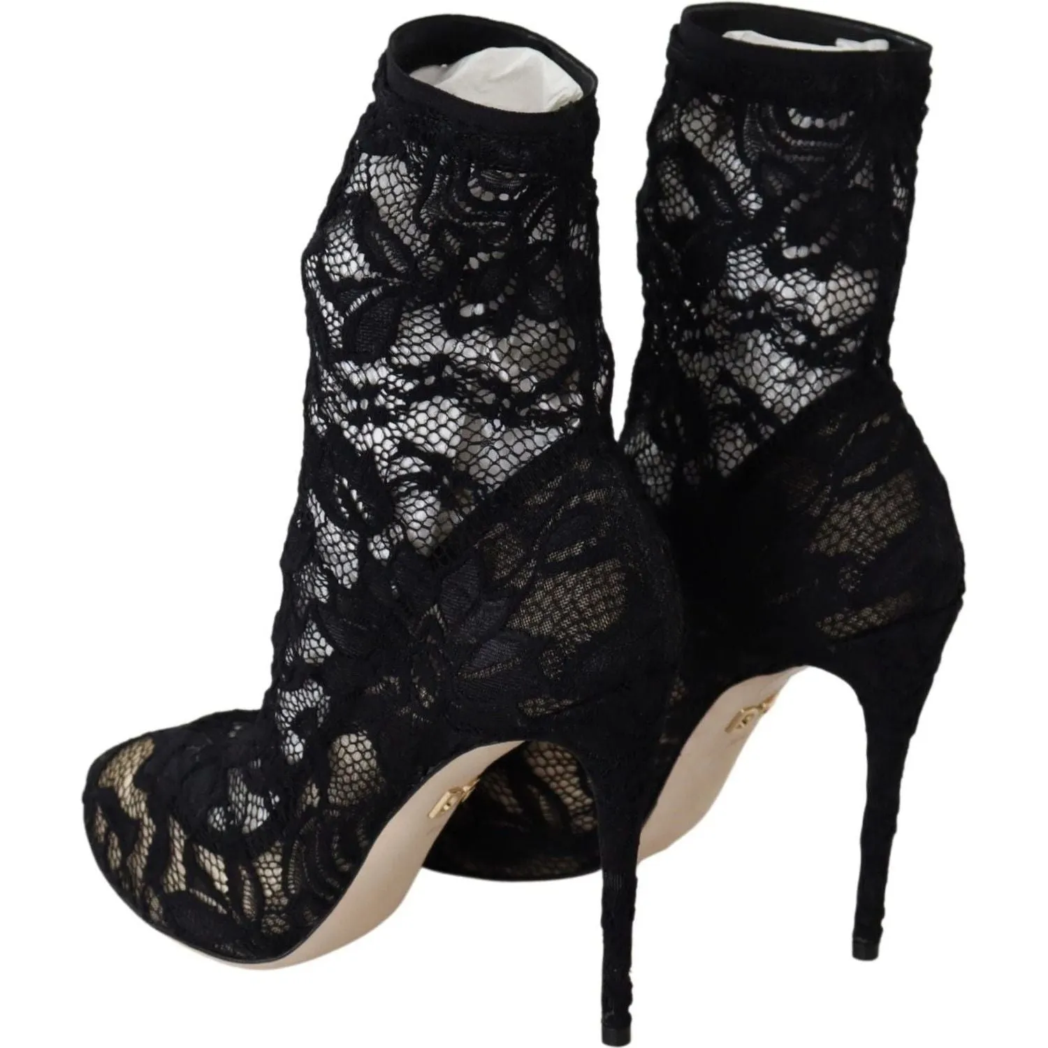 Dolce & Gabbana Black Lace Taormina Pumps Elegance Unleashed