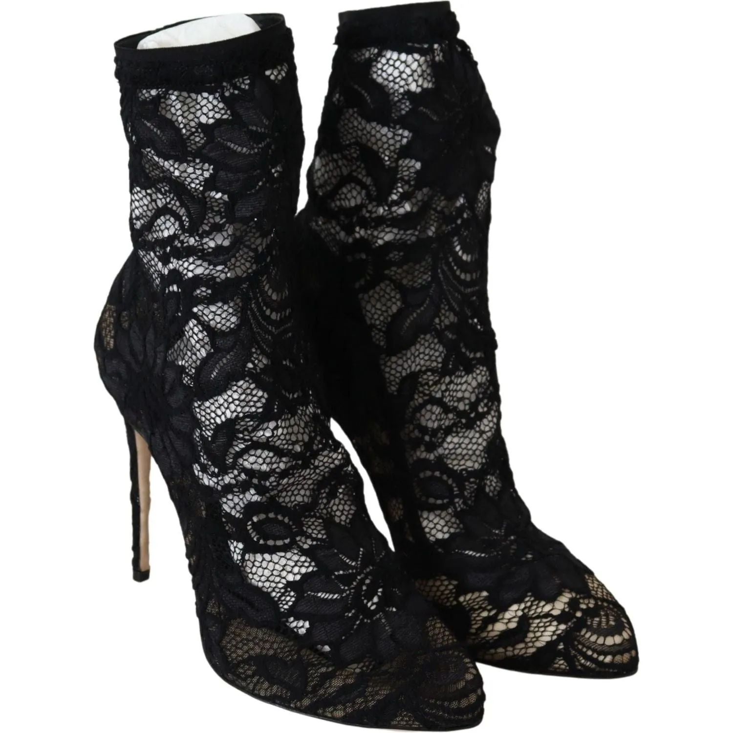 Dolce & Gabbana Black Lace Taormina Pumps Elegance Unleashed