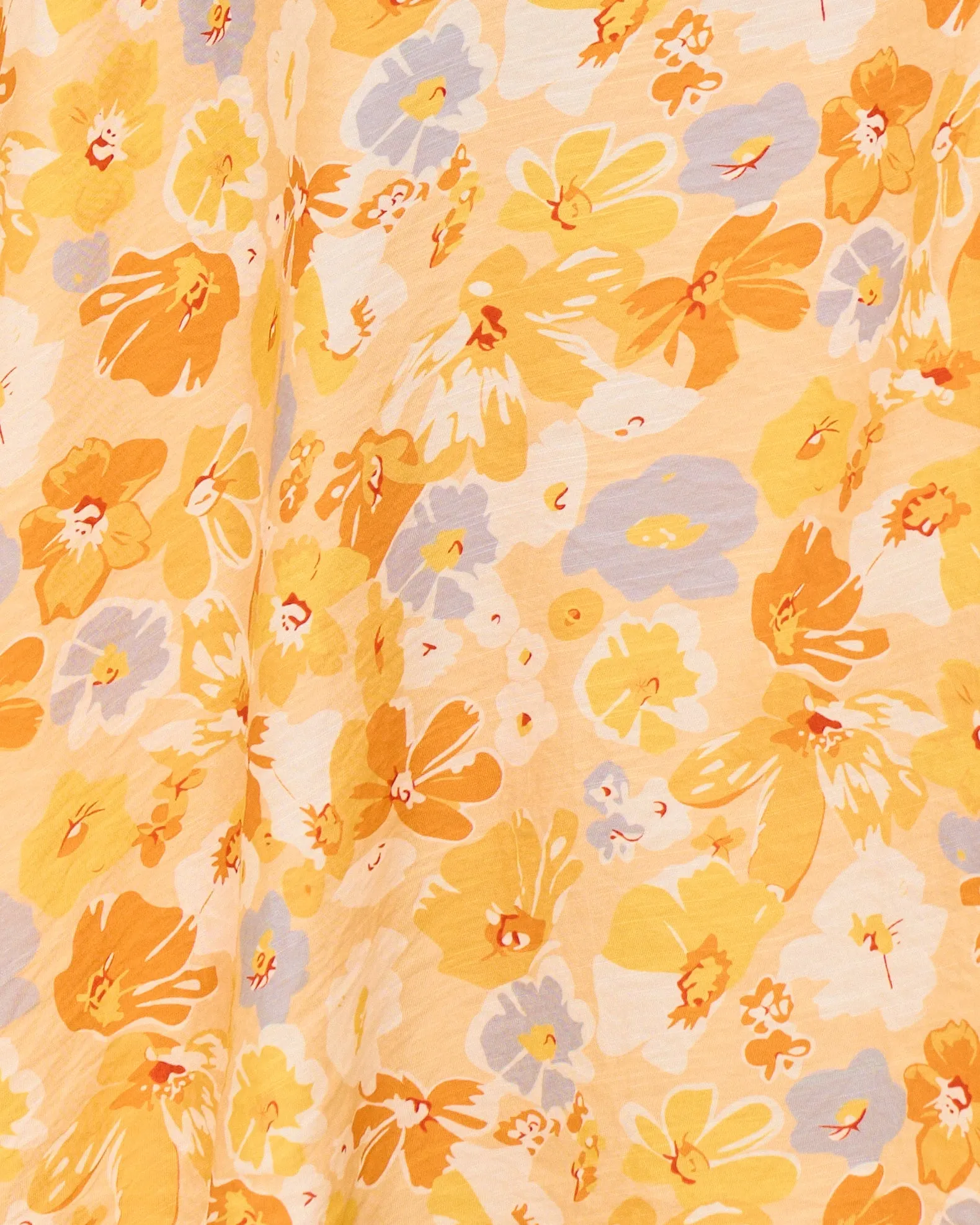 Elise Yellow Floral Midi Dress