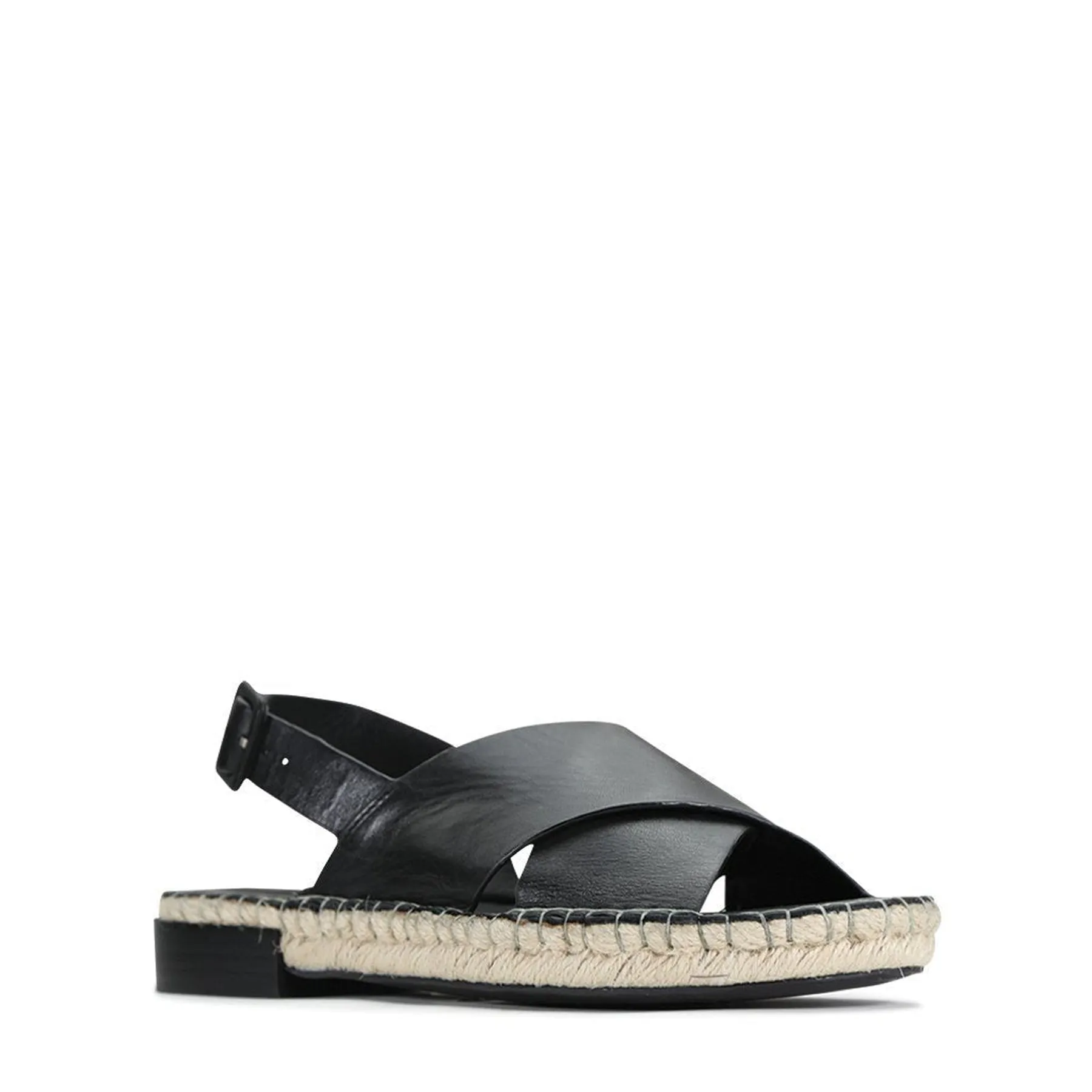 ESPEL LEATHER ESPADRILLE SANDAL