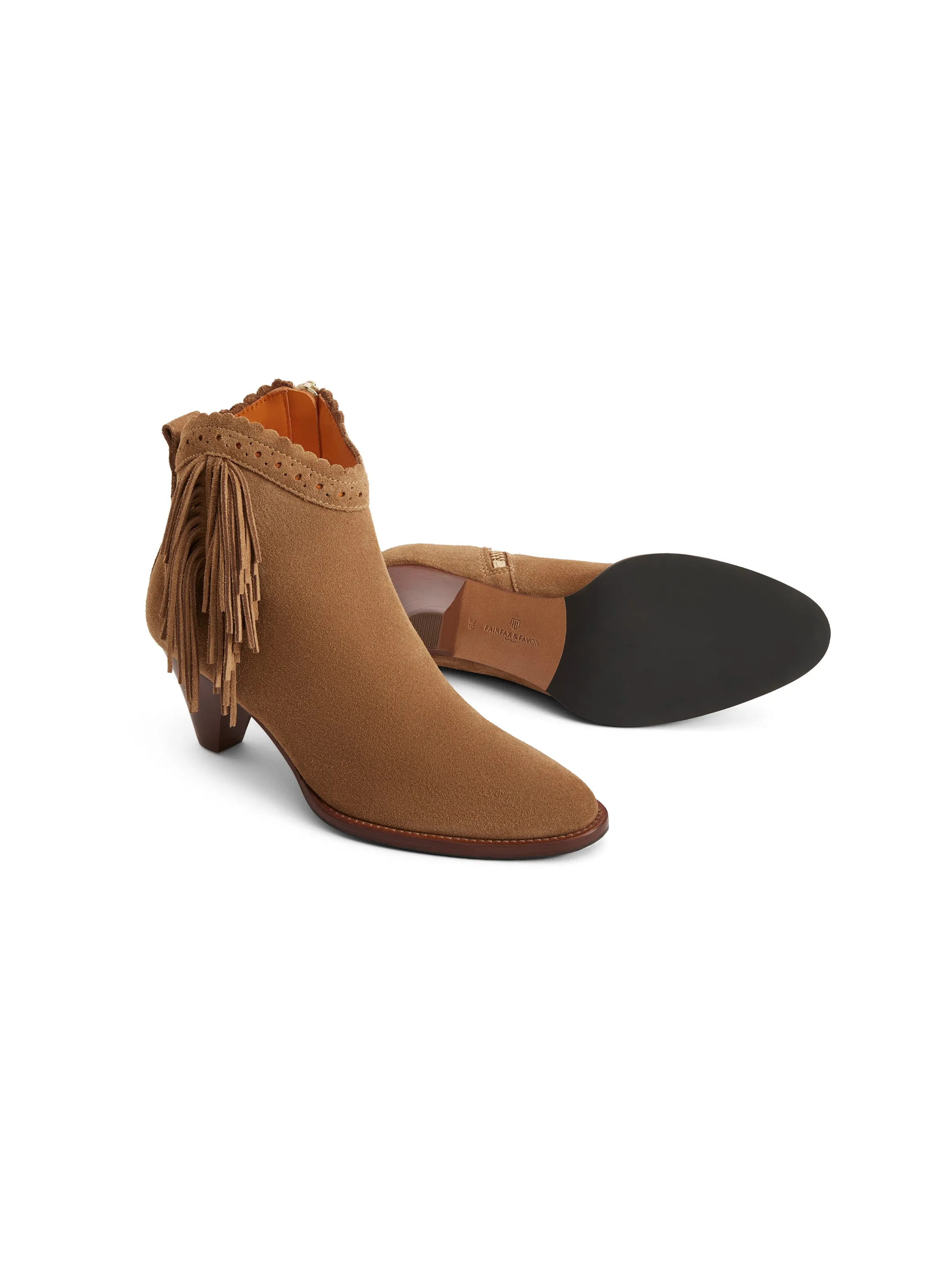 Fairfax & Favor Fringed Regina Ankle Boot