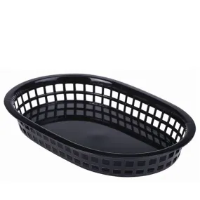 Fast Food Basket Black 27.5 x 17.5cm- Pack 6