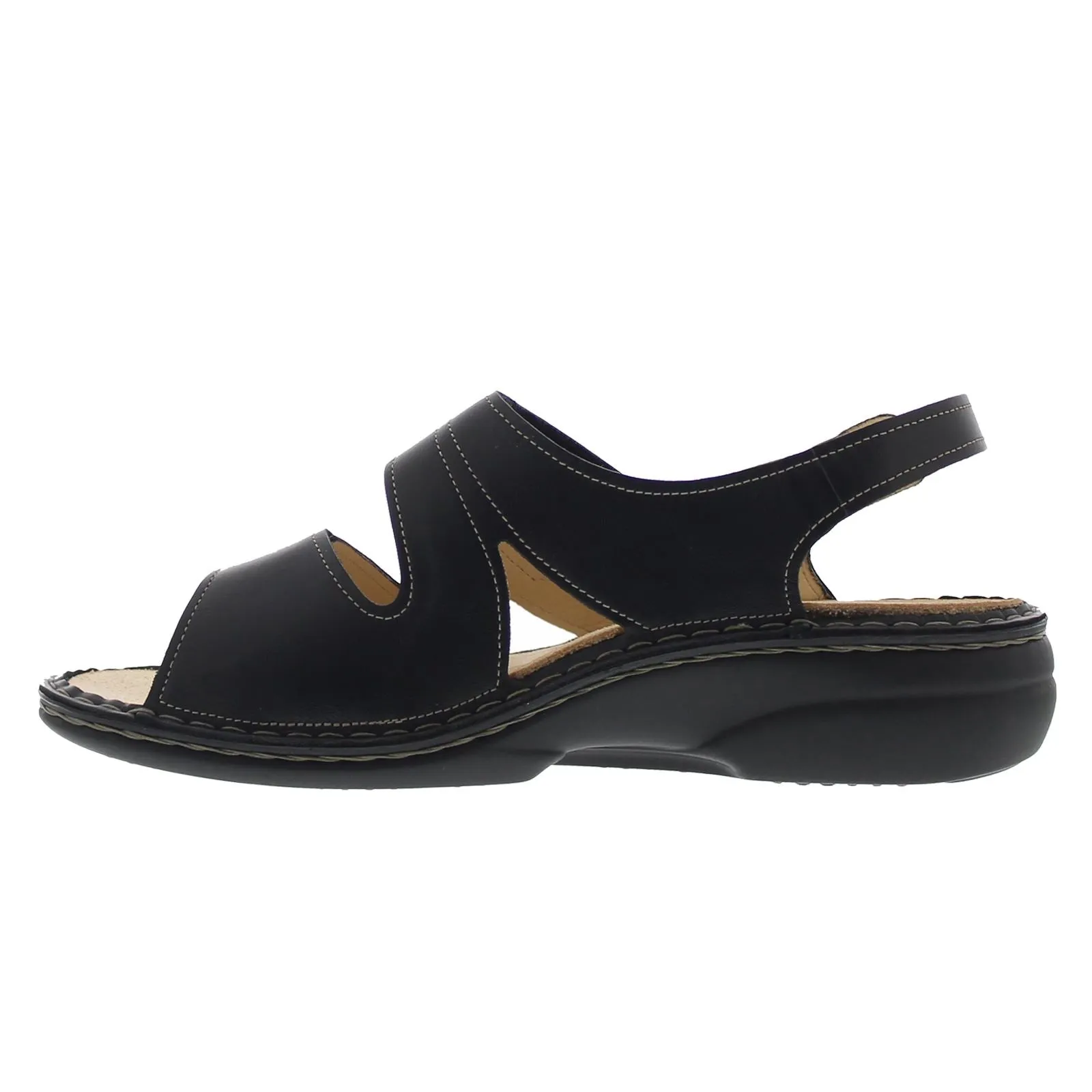 Finn Comfort 2560 Milos Nappaseda Black Womens Sandals - UK 7