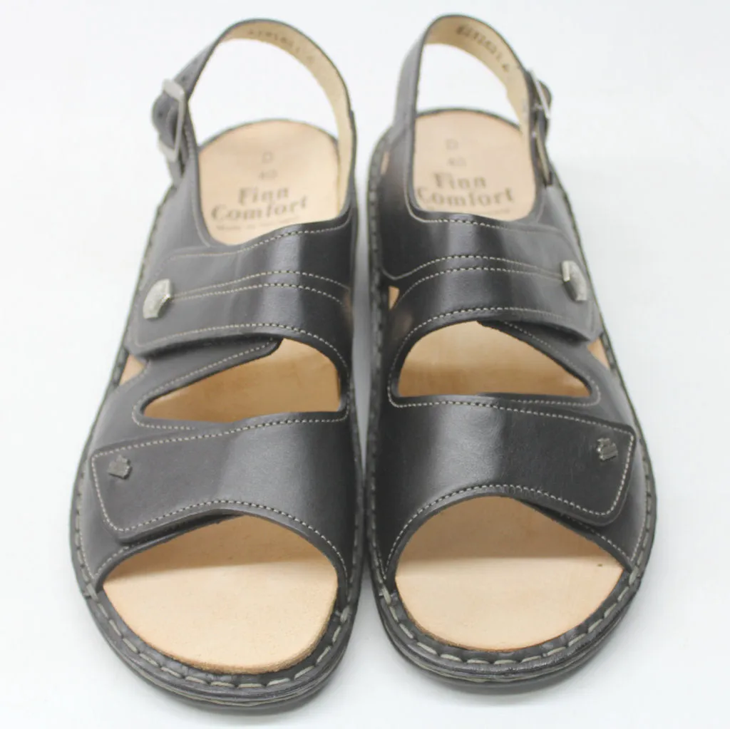 Finn Comfort 2560 Milos Nappaseda Black Womens Sandals - UK 7