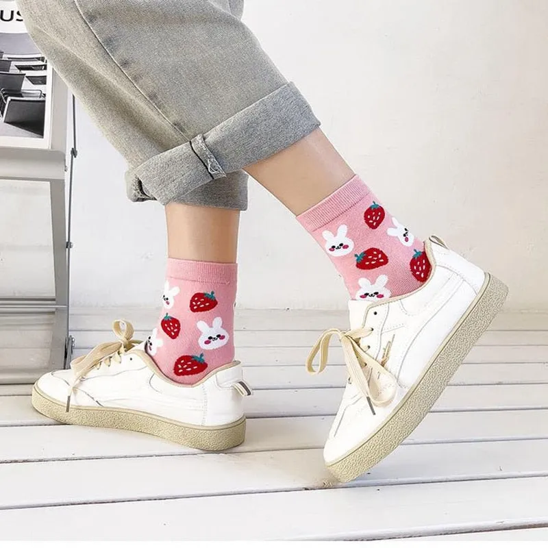 Fruit and Animal Socks