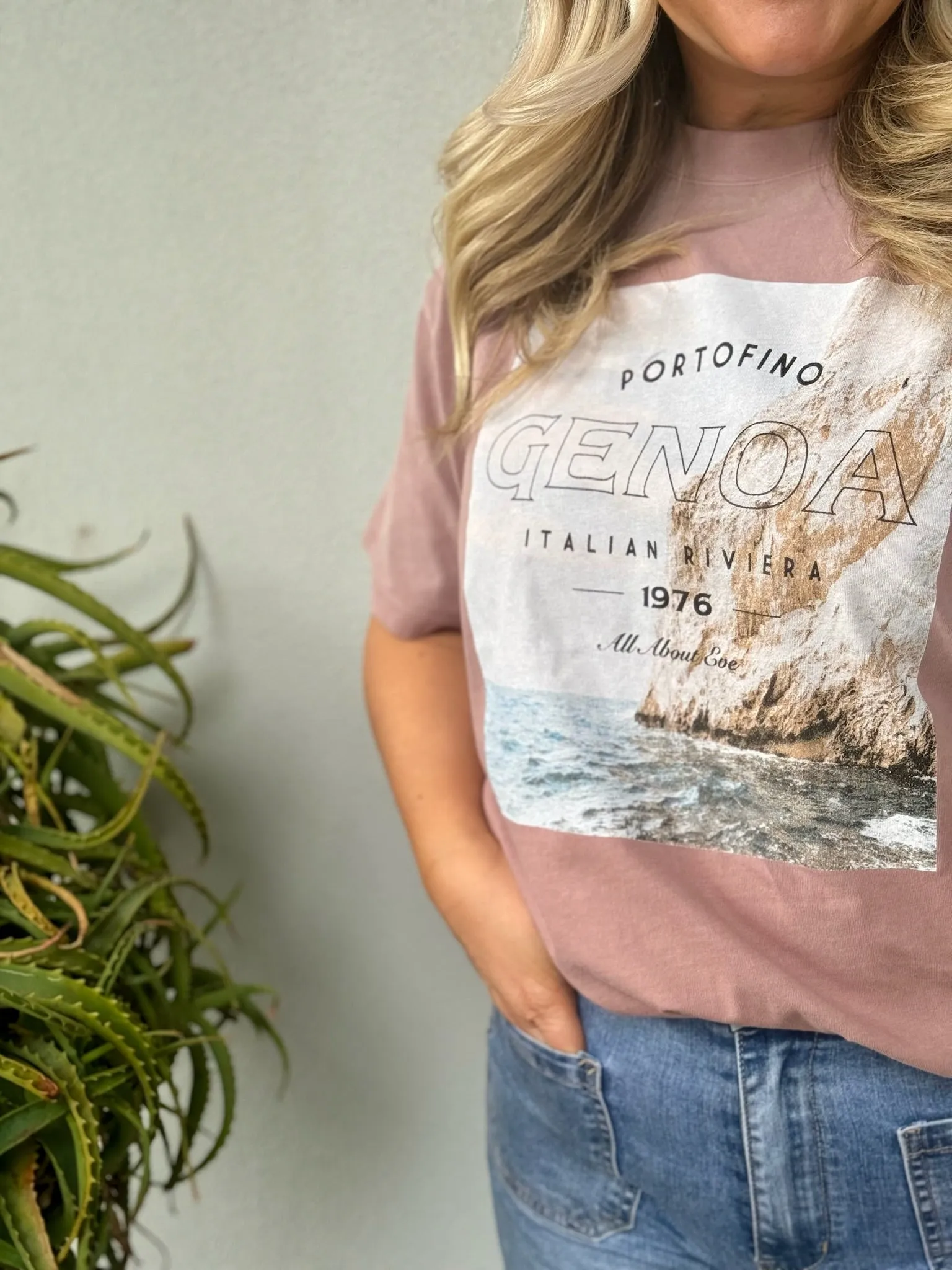 Genoa Oversized Tee - Fawn