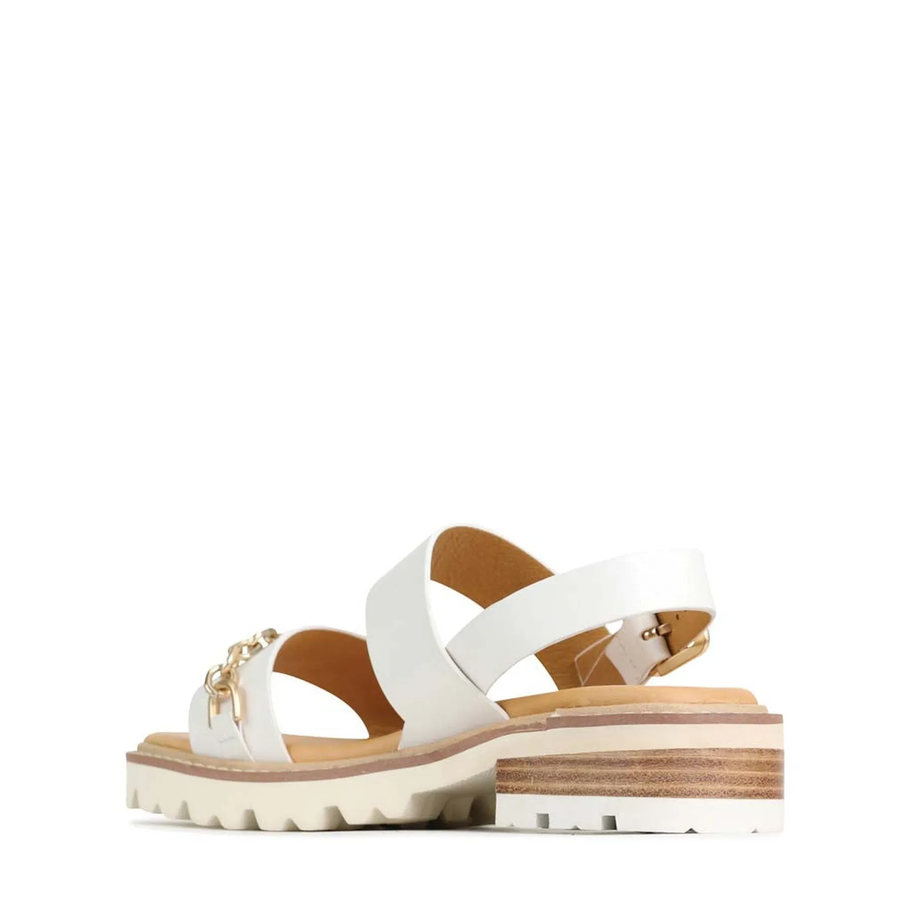 GIL LEATHER SLING-BACK SANDALS