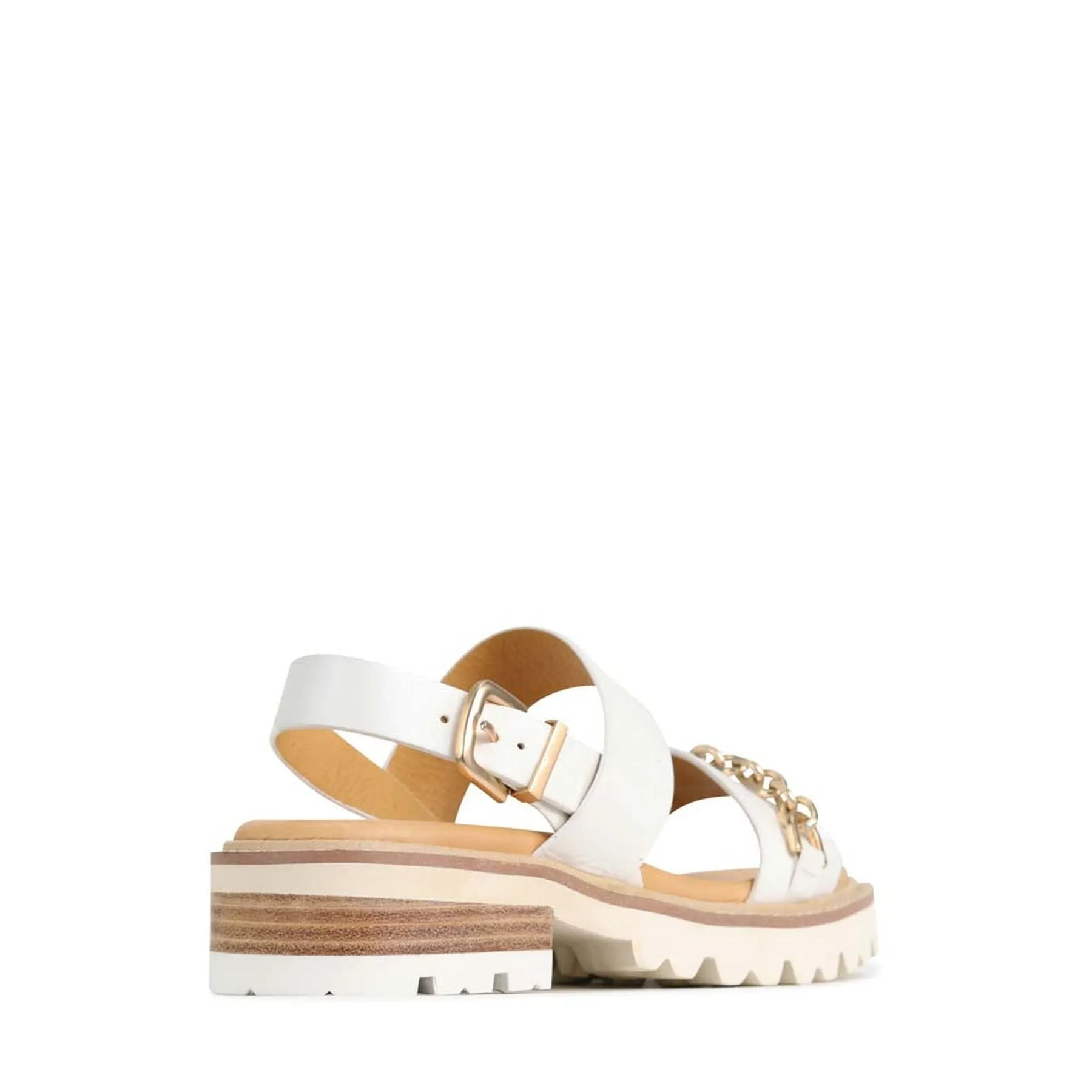 GIL LEATHER SLING-BACK SANDALS