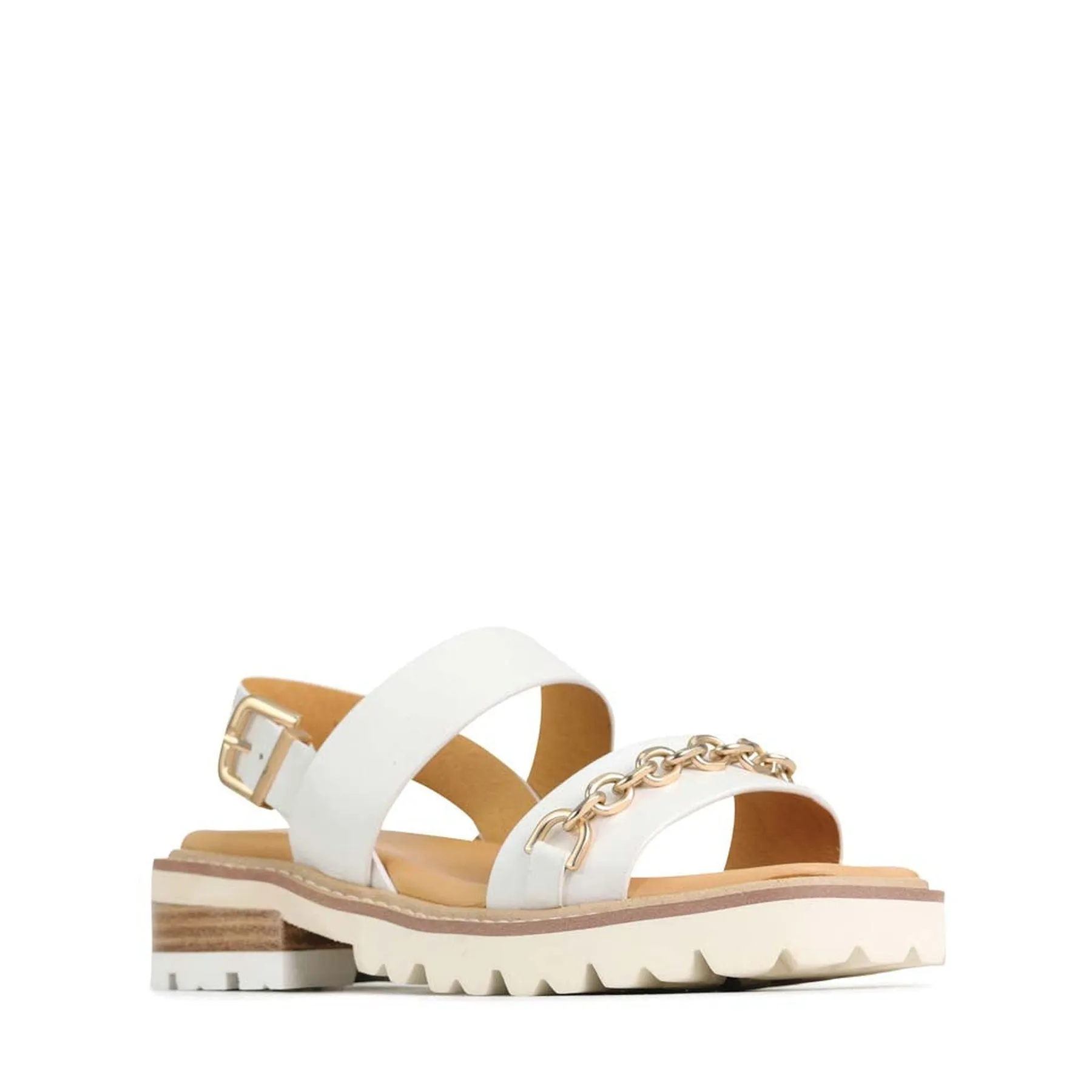 GIL LEATHER SLING-BACK SANDALS