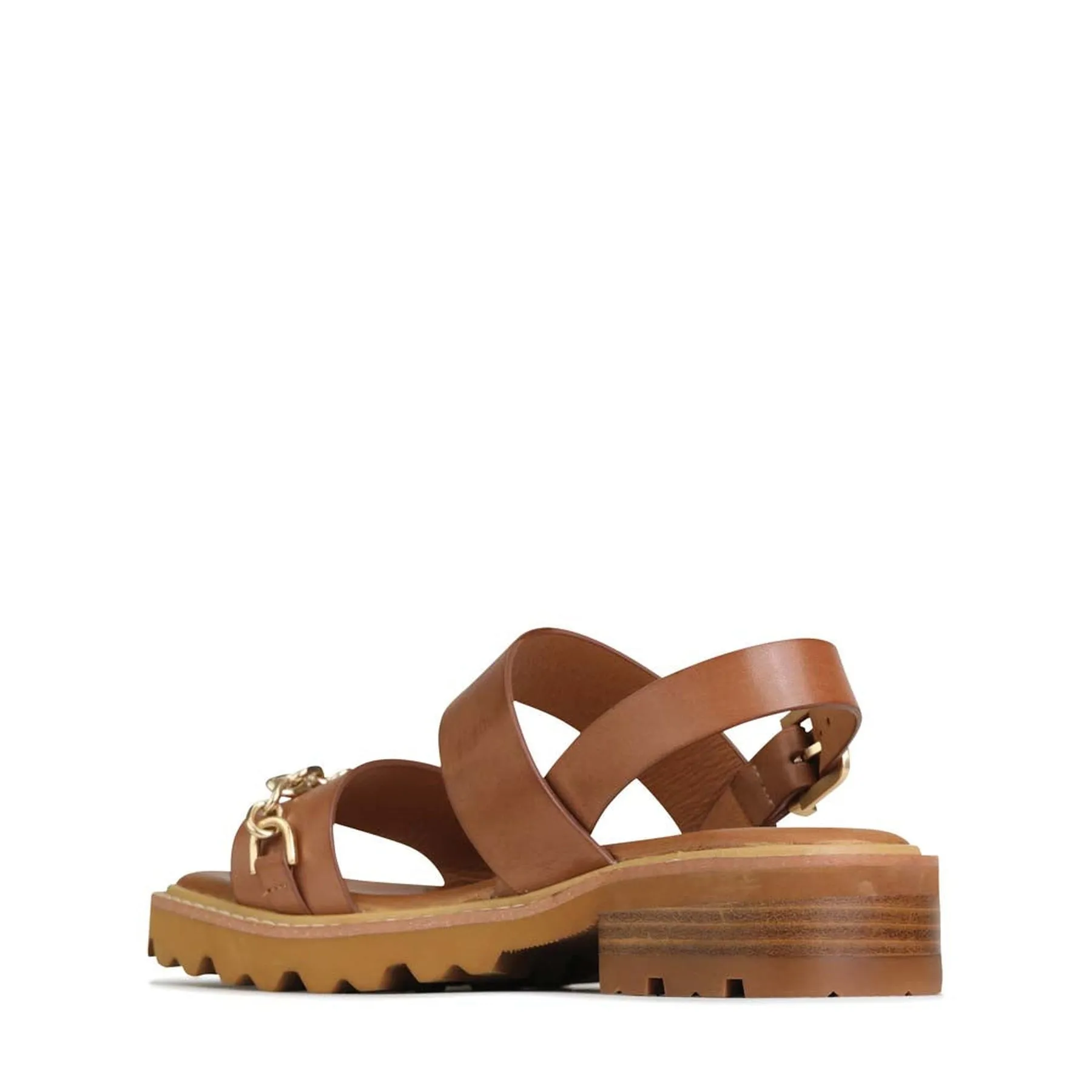 GIL LEATHER SLING-BACK SANDALS