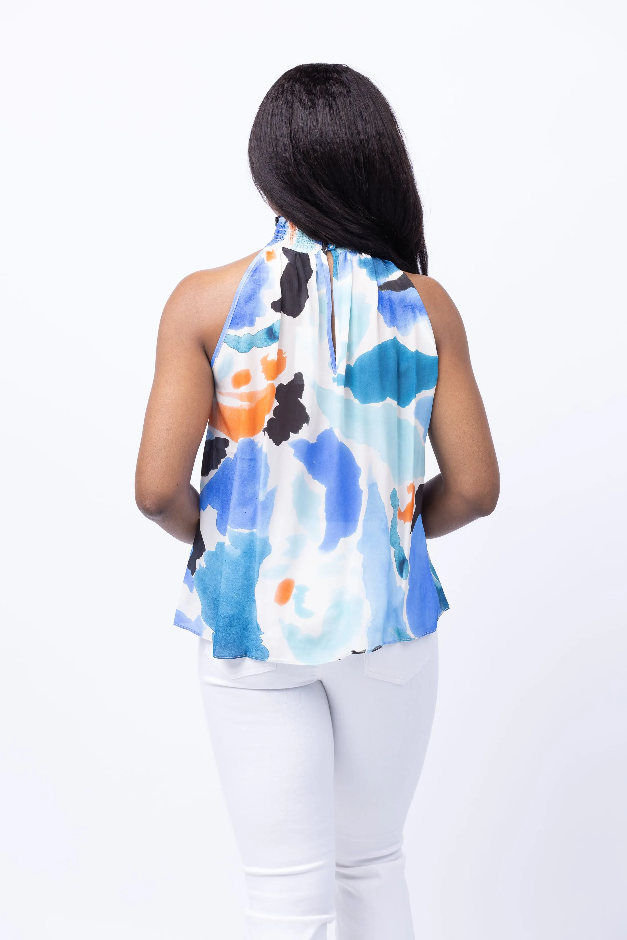 Gilner Farrar Xenia Top in Matisse Print