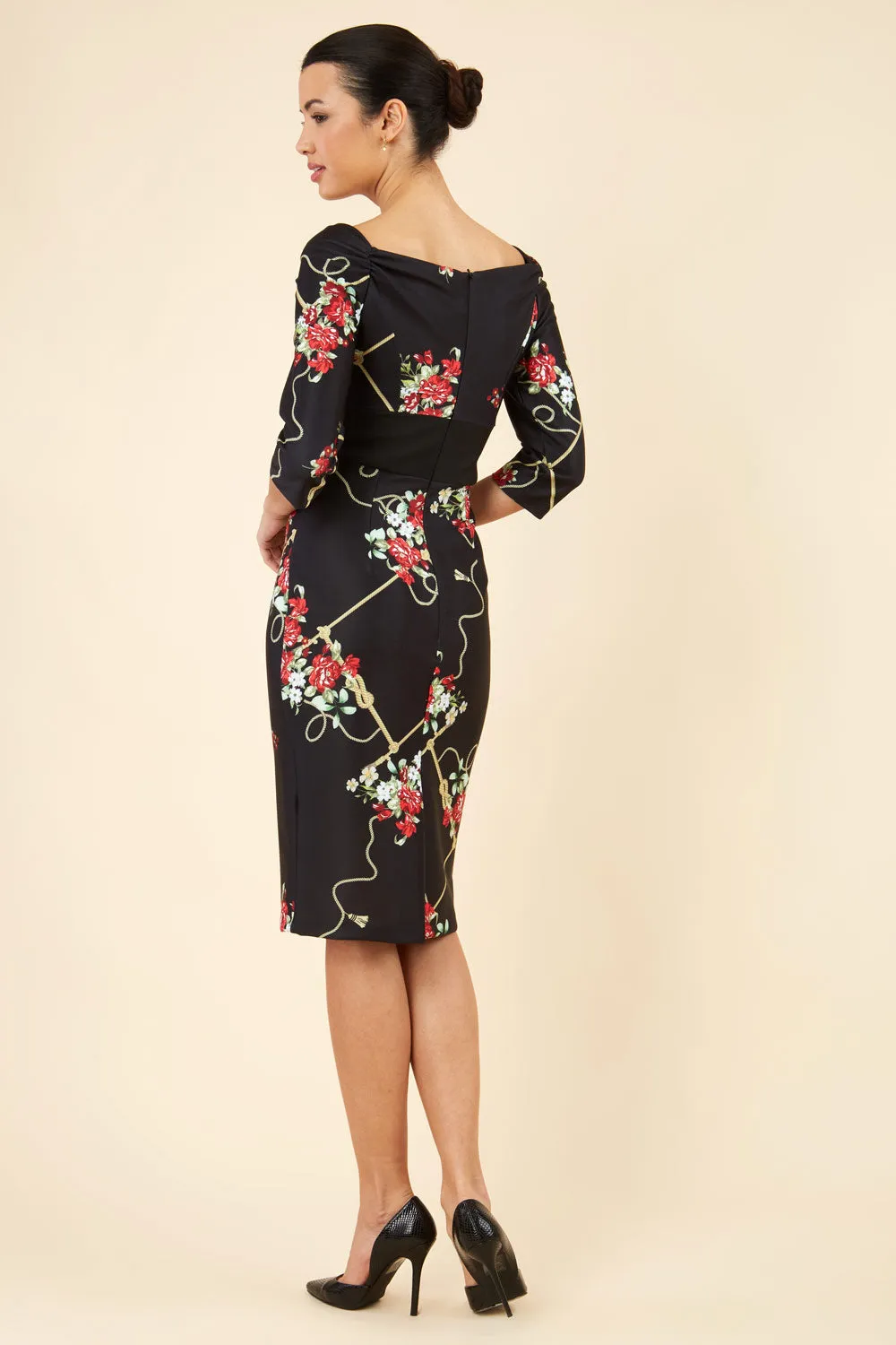 Glastonbury Off Shoulder Printed Dress