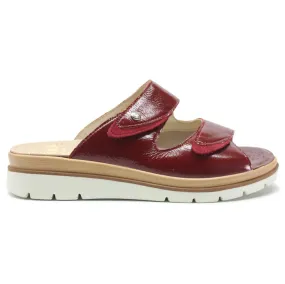 Glory Leather Women's Wedge Slip-on Sandals