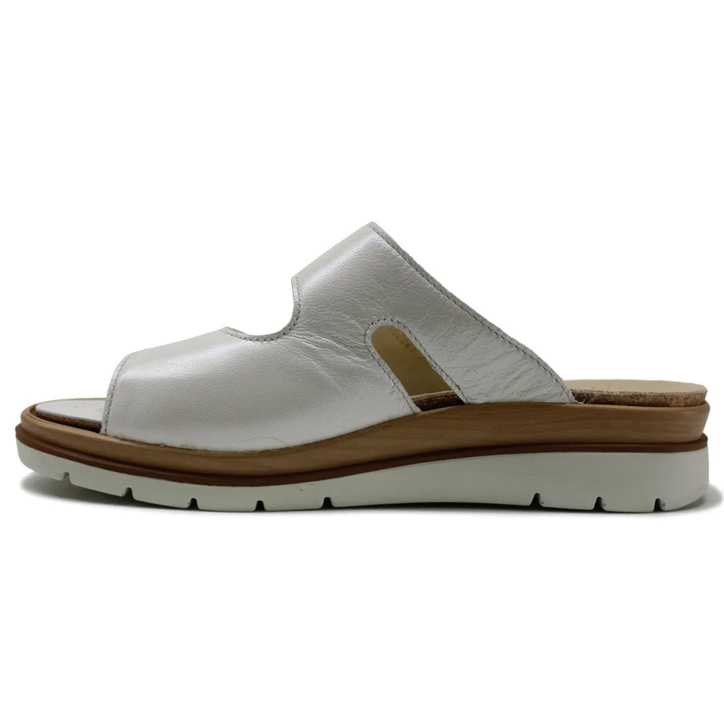 Glory Leather Women's Wedge Slip-on Sandals