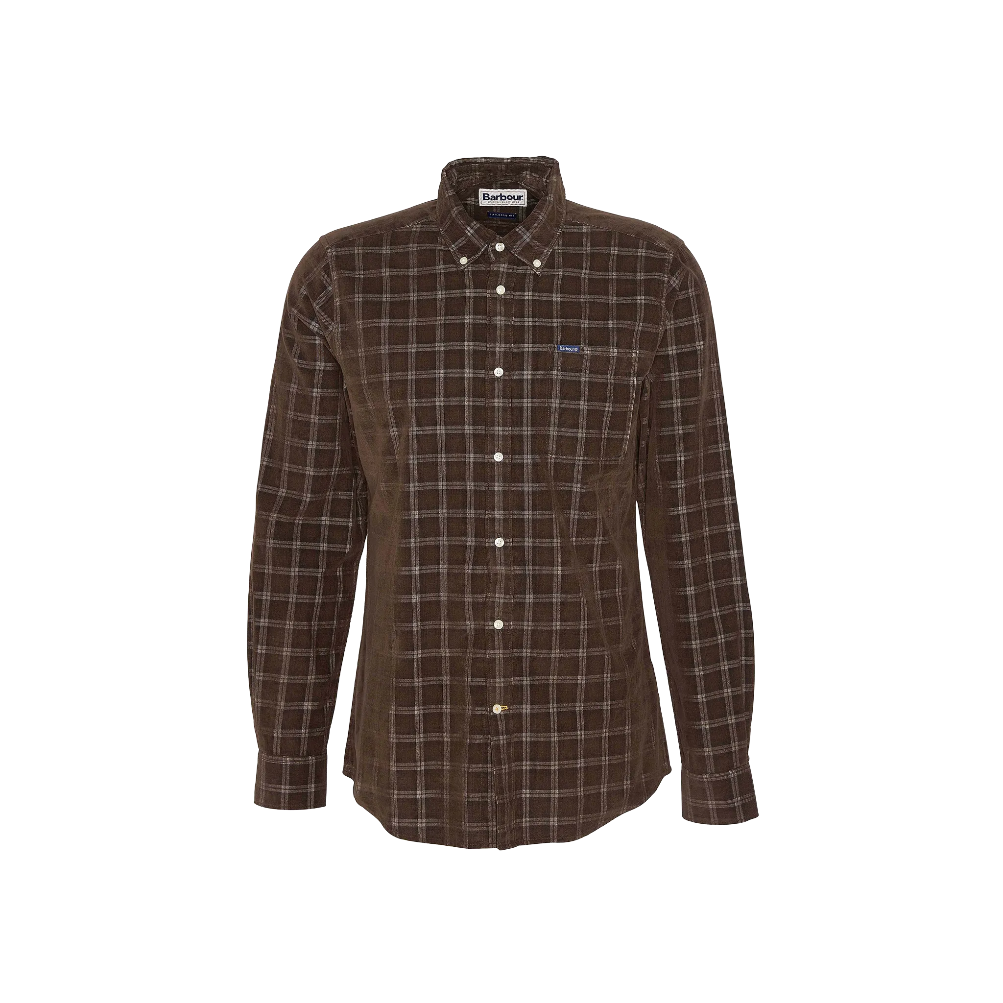 Harthill Tailored Long Sleeved Cord Shirt