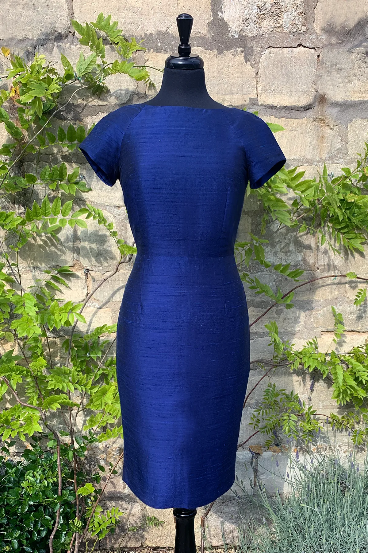 Hepburn Dress in Midnight Blue 12