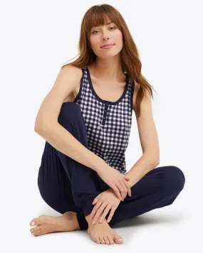 Hillary Pajama Set in Gingham